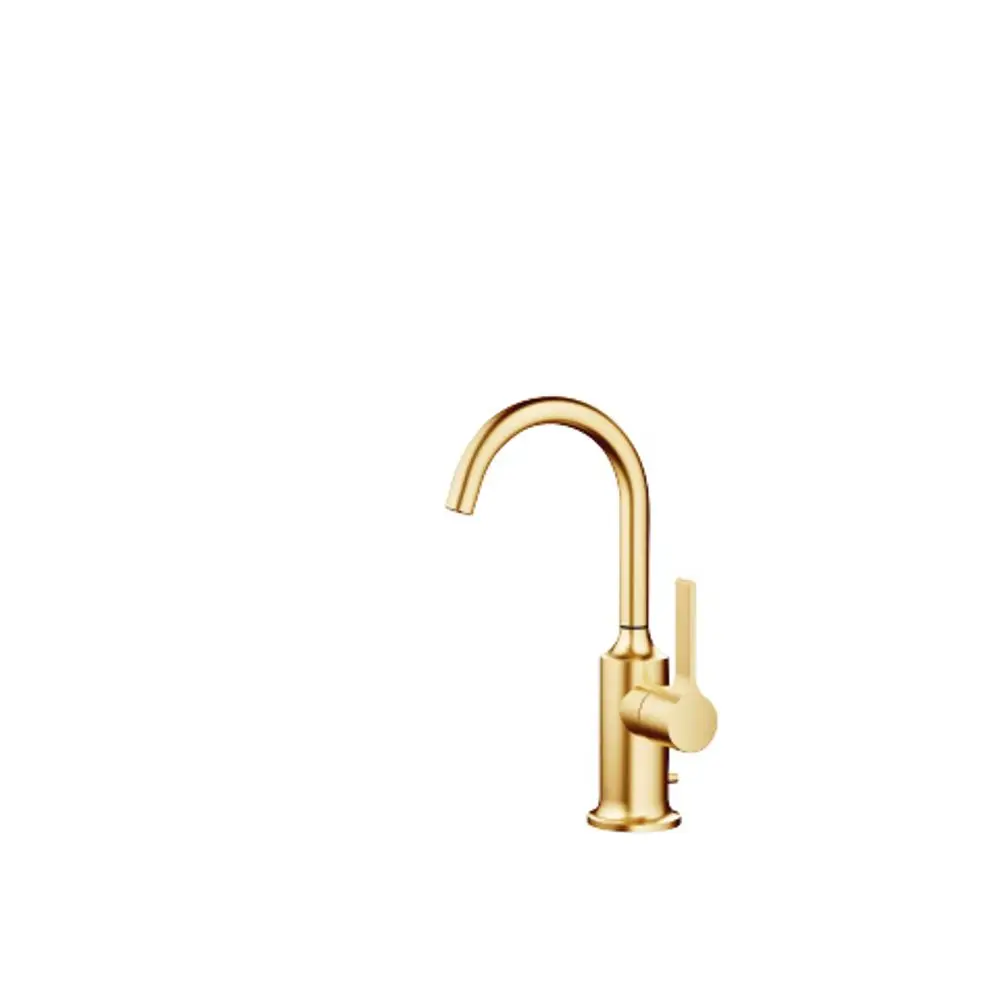 DORNBRACHT Waschtisch-Einhandbatterie mit Ablaufgarnitur VAIA 33510809 Messing gebürstet (23kt Gold), 33510809-28 Galeriebild 1